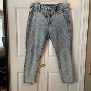 Wild Fable high Waisted acid wash skinny jeans size 14s